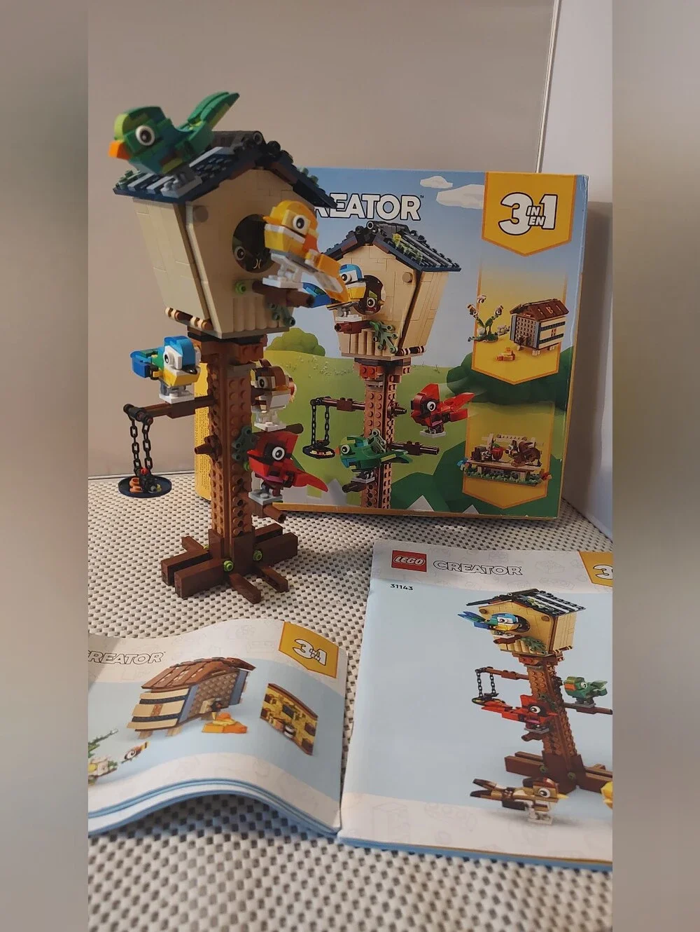 LEGO 31143 Creator 3-in-1 Birdhouse Building Toy Set